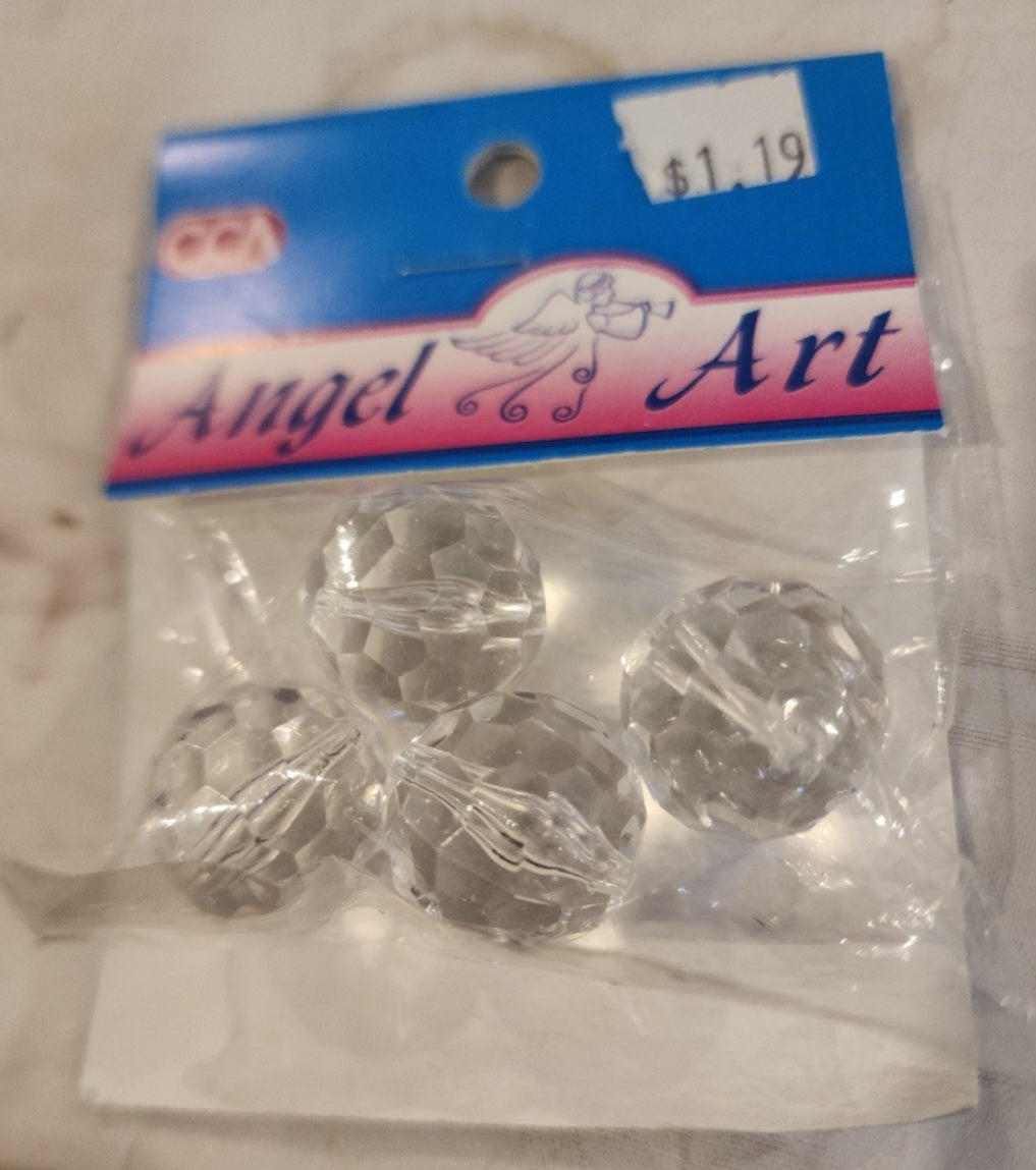 Angel Art  Acrylic Drop Heaven Craft 20mm Faux Diamond