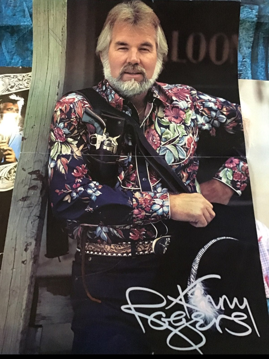 This vintage 1981 Kenny Rogers concert program and tour booklet