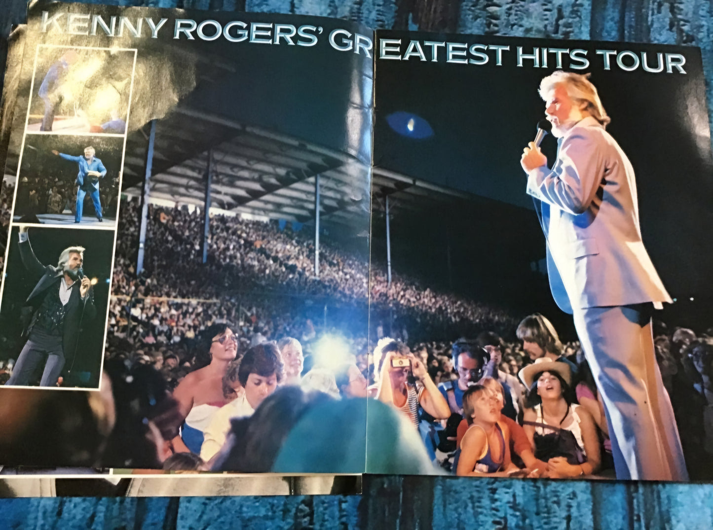 This vintage 1981 Kenny Rogers concert program and tour booklet