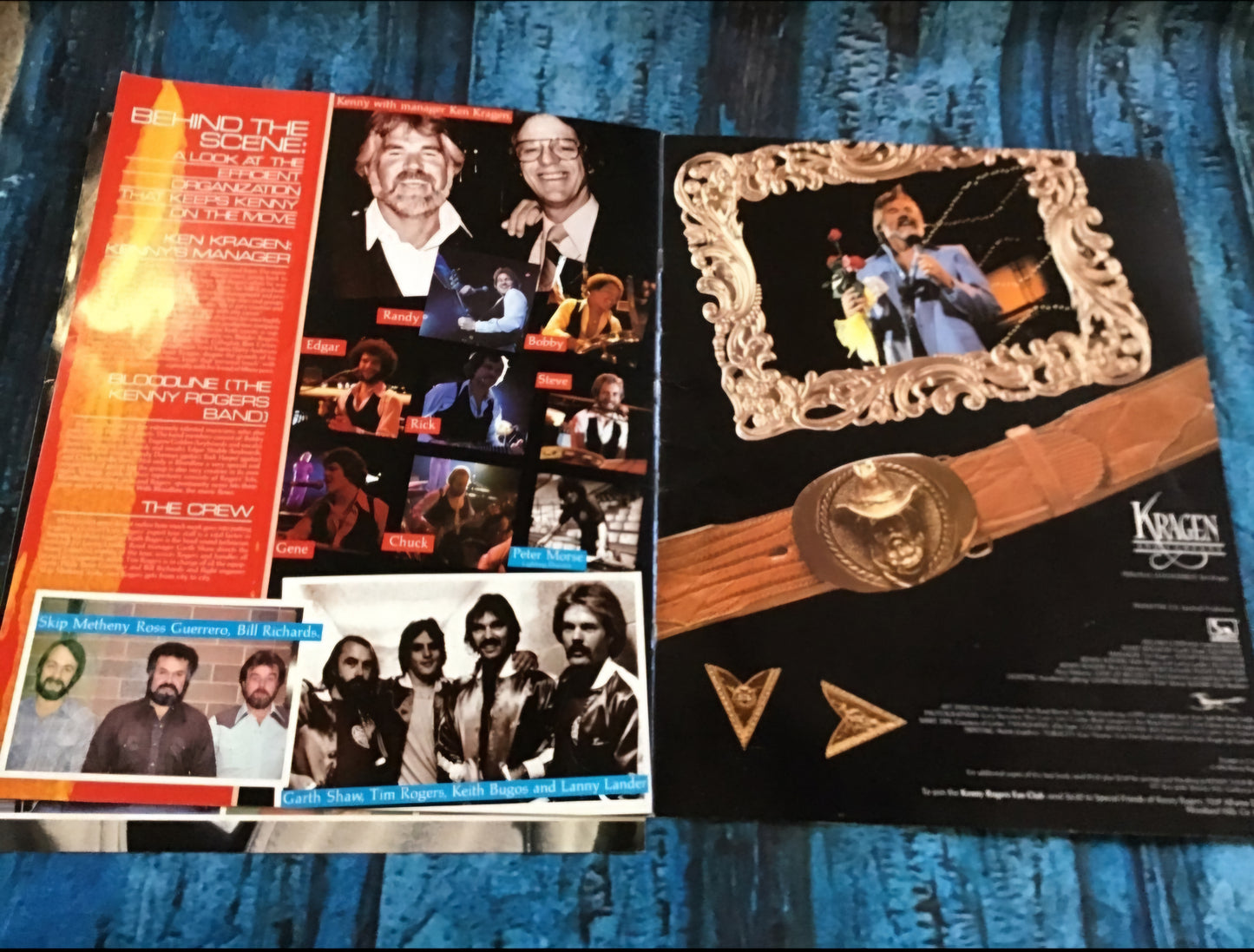 This vintage 1981 Kenny Rogers concert program and tour booklet