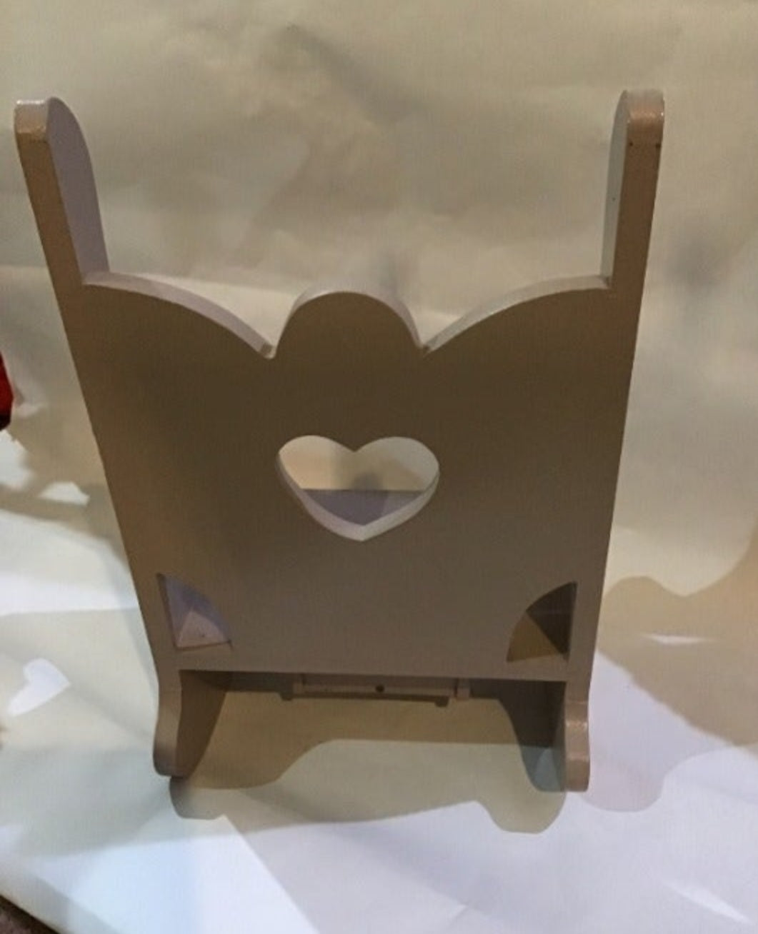 Wooden Musical Doll Chair with Heart cutout