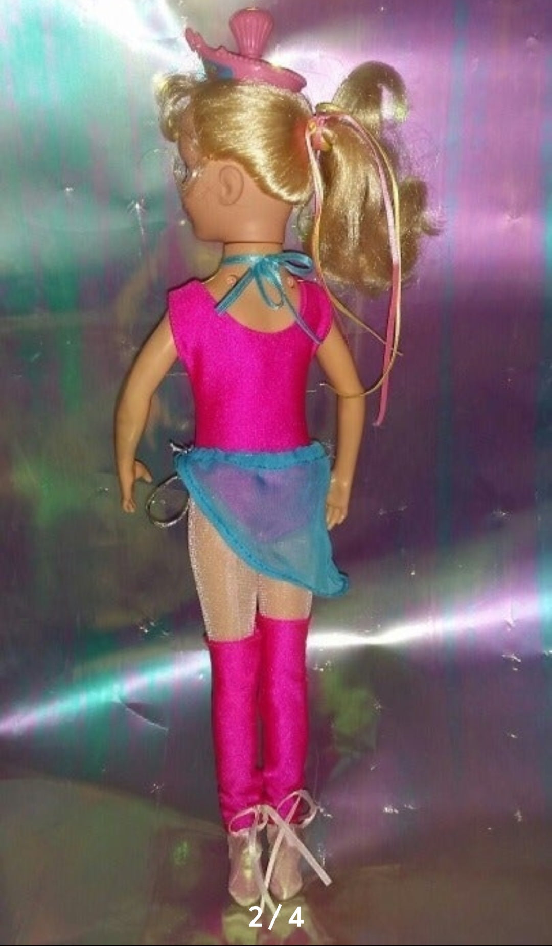 Rare Vintage 1996 Sparkle Ballerina Doll/Approx 15"/Dances-Twirls