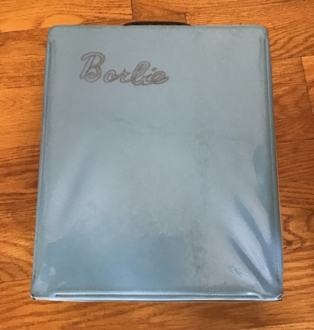 Vintage 1963 Mattel Barbie Case - Blue