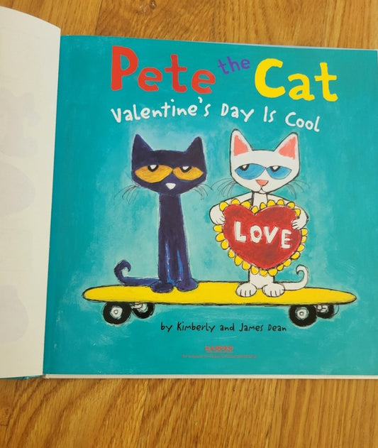 Pete the Cat Valentine's Day is Cool Book (105)