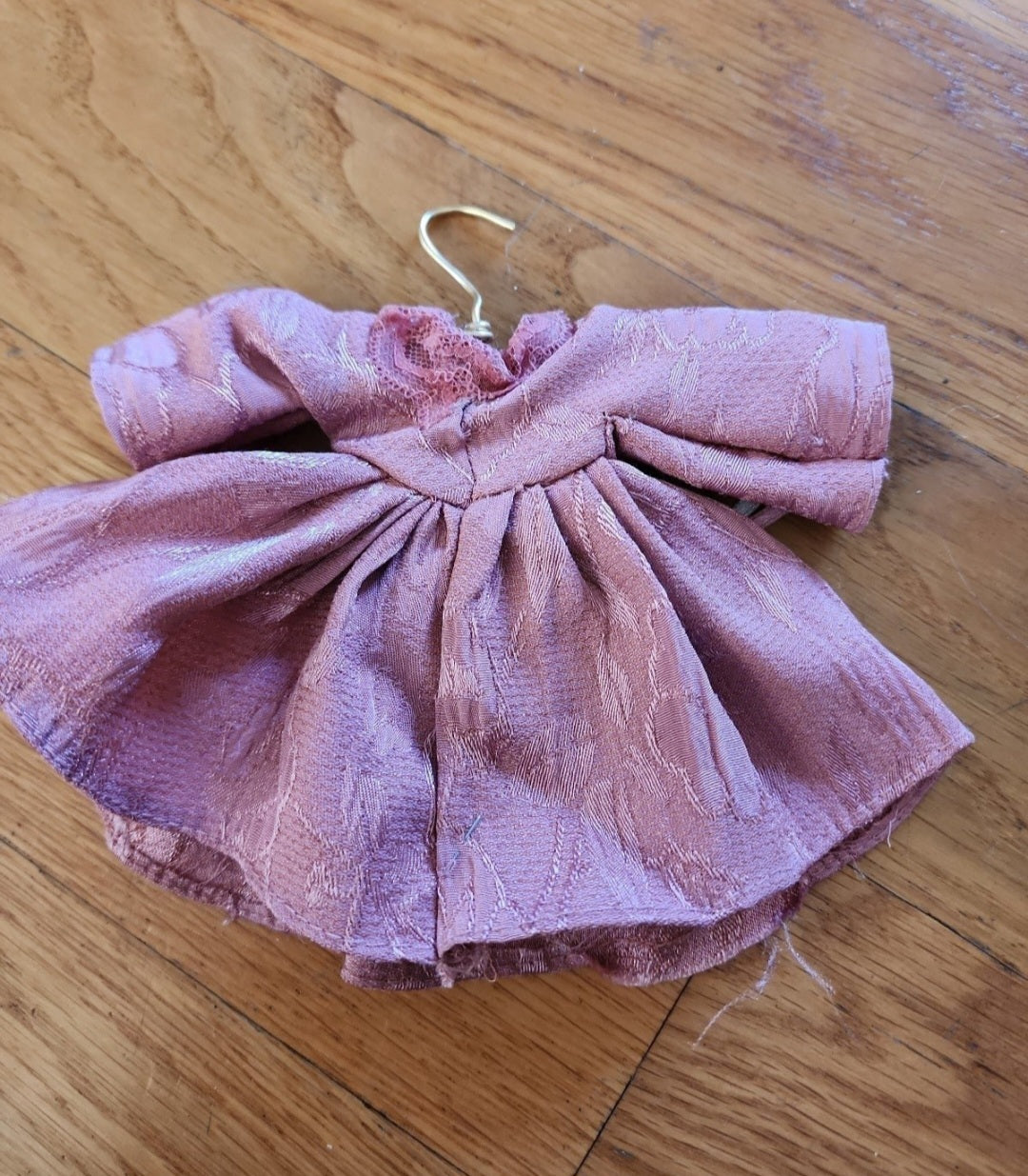 Valentines victorian Ornament Decor  mauve dress