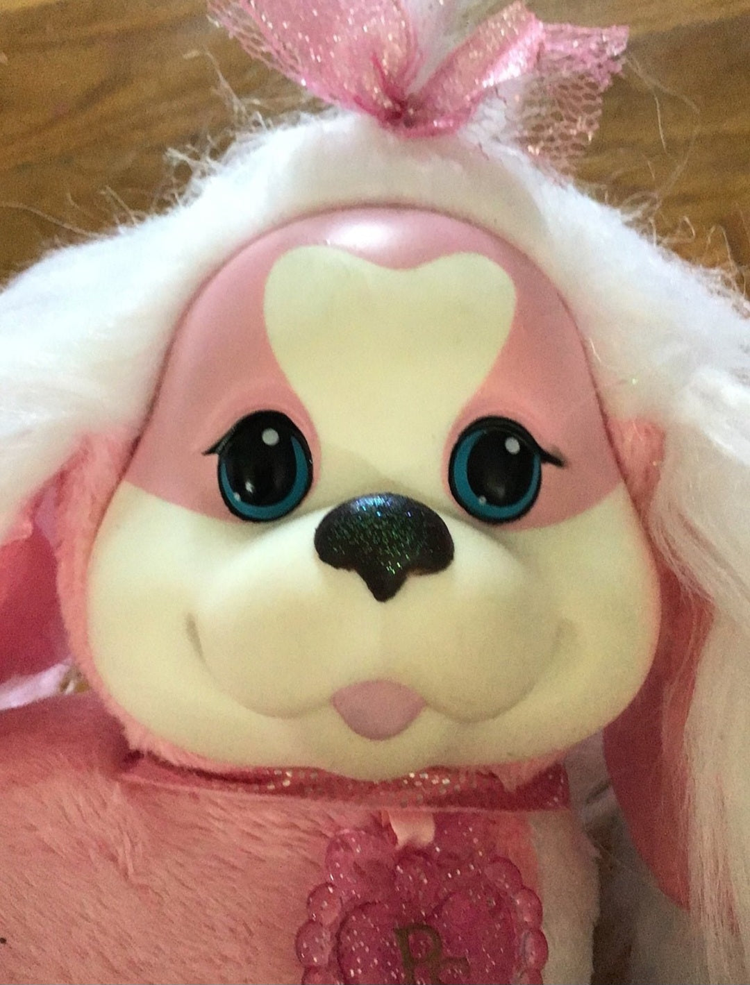 Hasbro Puppy Surprise Plush Dog Pink & White with 2 Babies Stuffed Animal