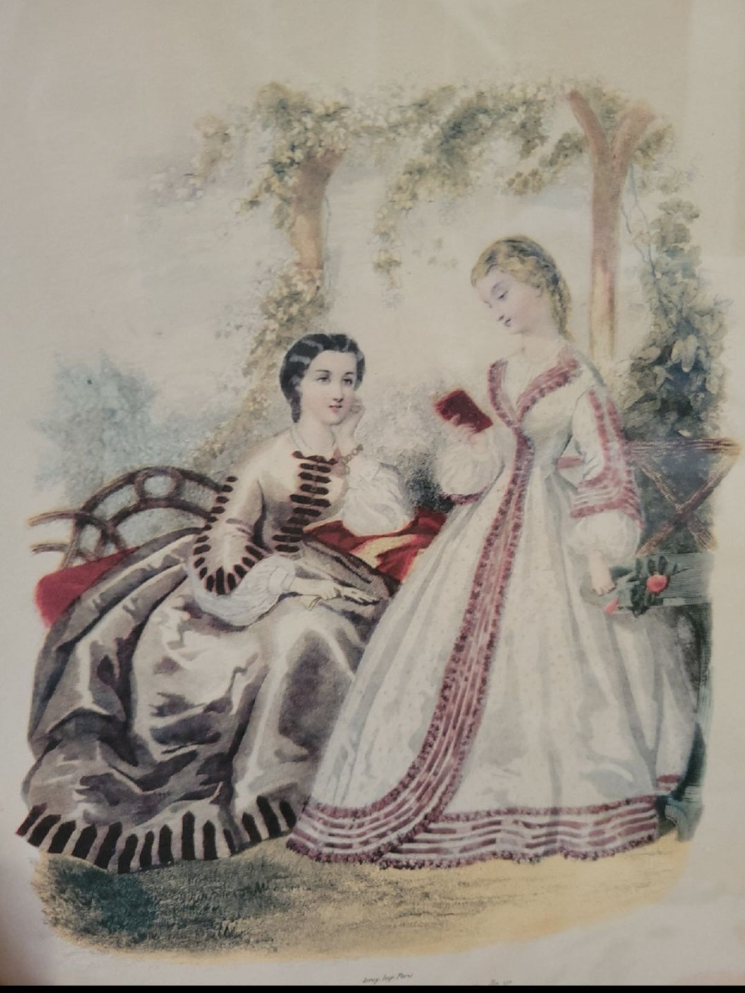 Vintage Victorian print Picture La Mide Illustre Victorian