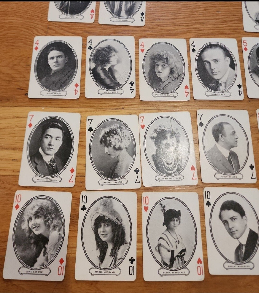 RARE! 1916 "Movie Star" Souvenir Playing Cards - Charlie Chaplin Joker!