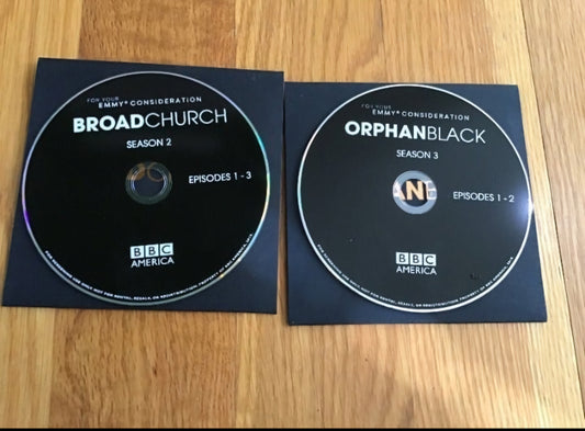 DVD's Broad church 2 & Orphan Black 3