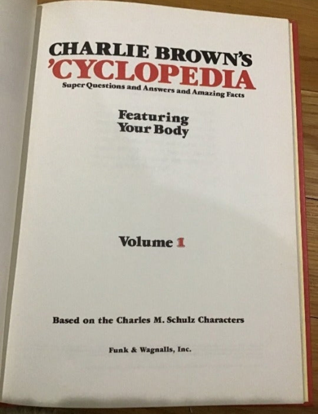 Charlie Brown's 'Cyclopedia Vol. 1 - Fun Facts About the Human Body!