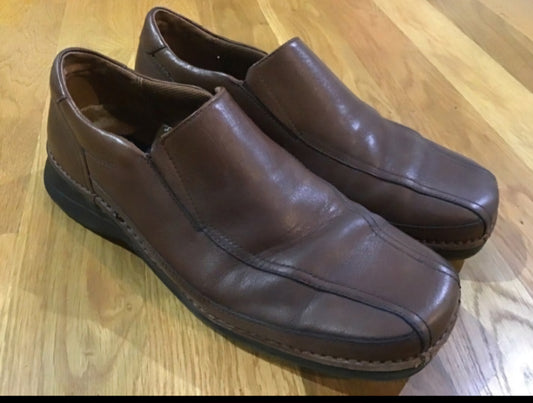 Men's Brown Loafers 9.5W by Nunn Bush