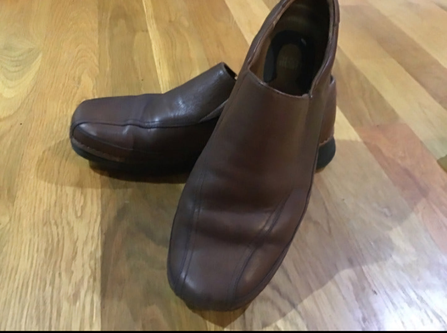 Men's Brown Loafers 9.5W by Nunn Bush