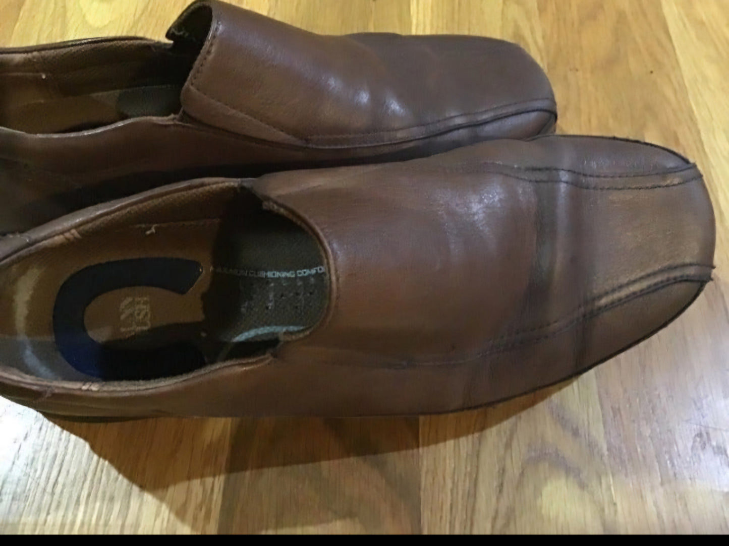 Men's Brown Loafers 9.5W by Nunn Bush