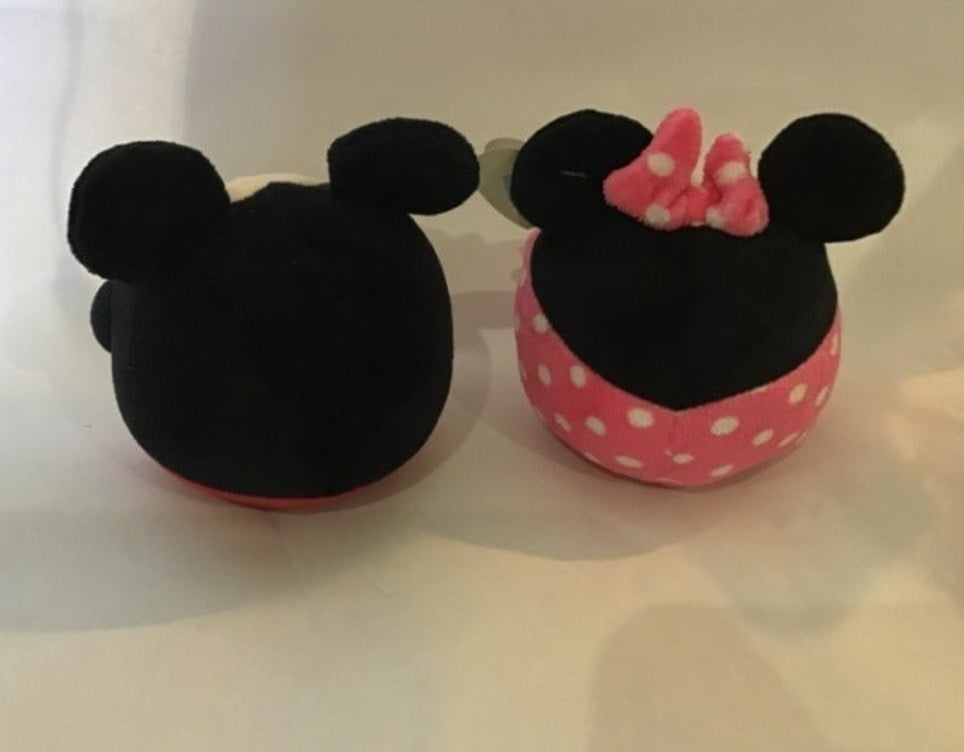 Ty Disney Beanie Ballz Mickey and Minnie  plush