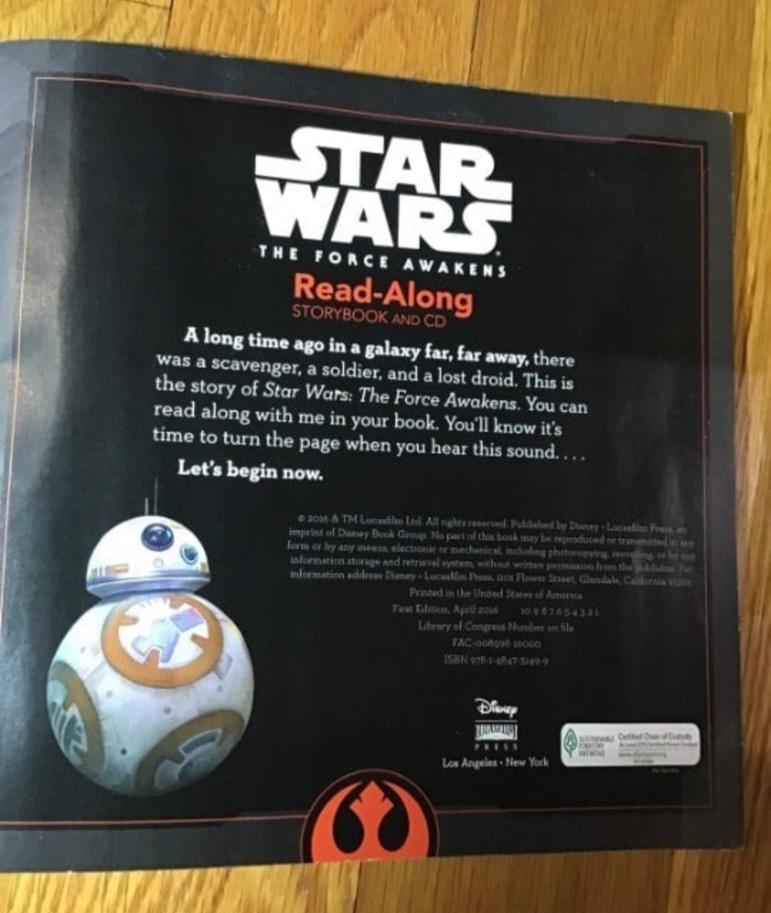 Disney Star Wars Read-Along Book & CD