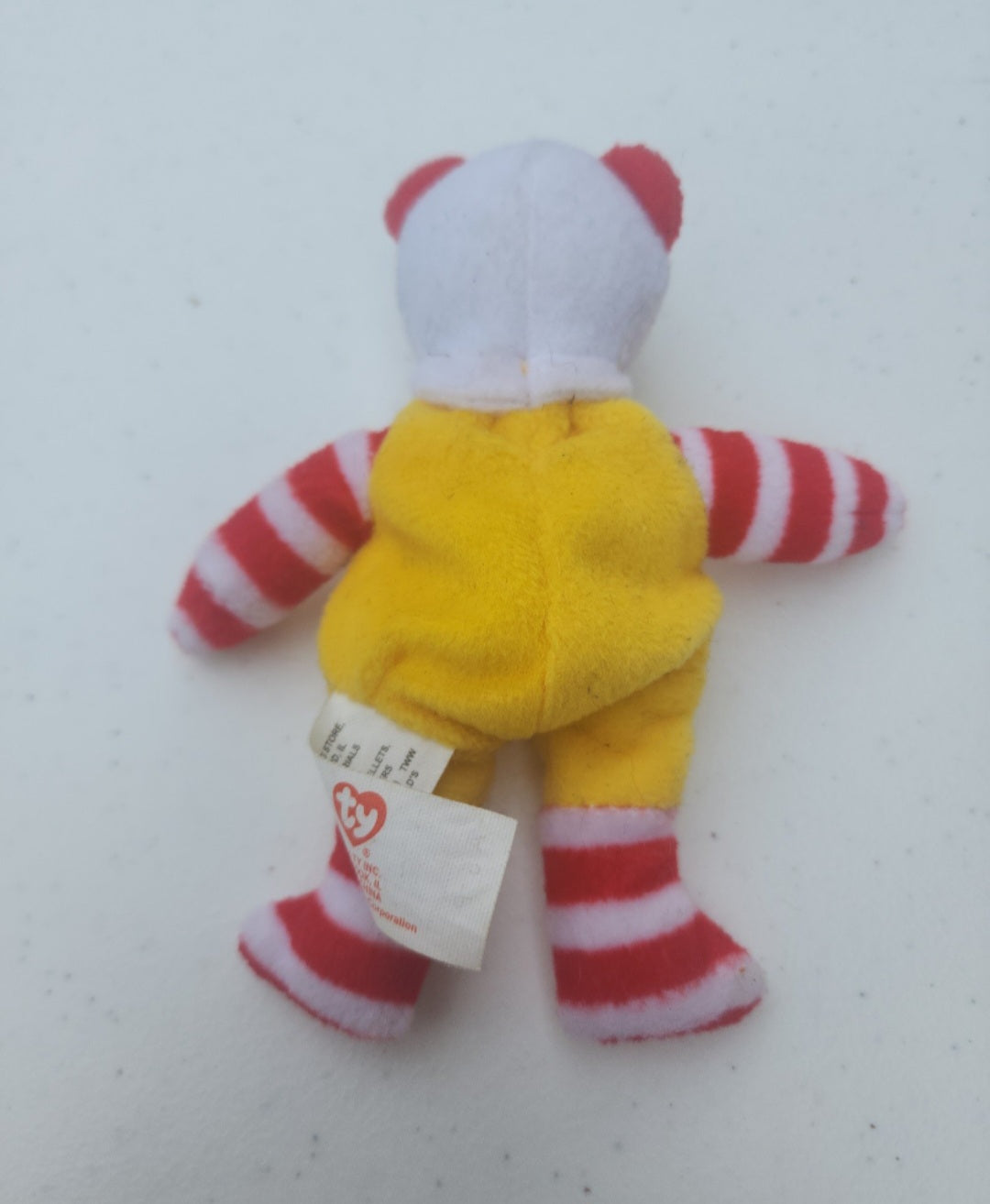 2004 McDonald’s Teenie Beanies Ronald McDonald the Bear tush tag only