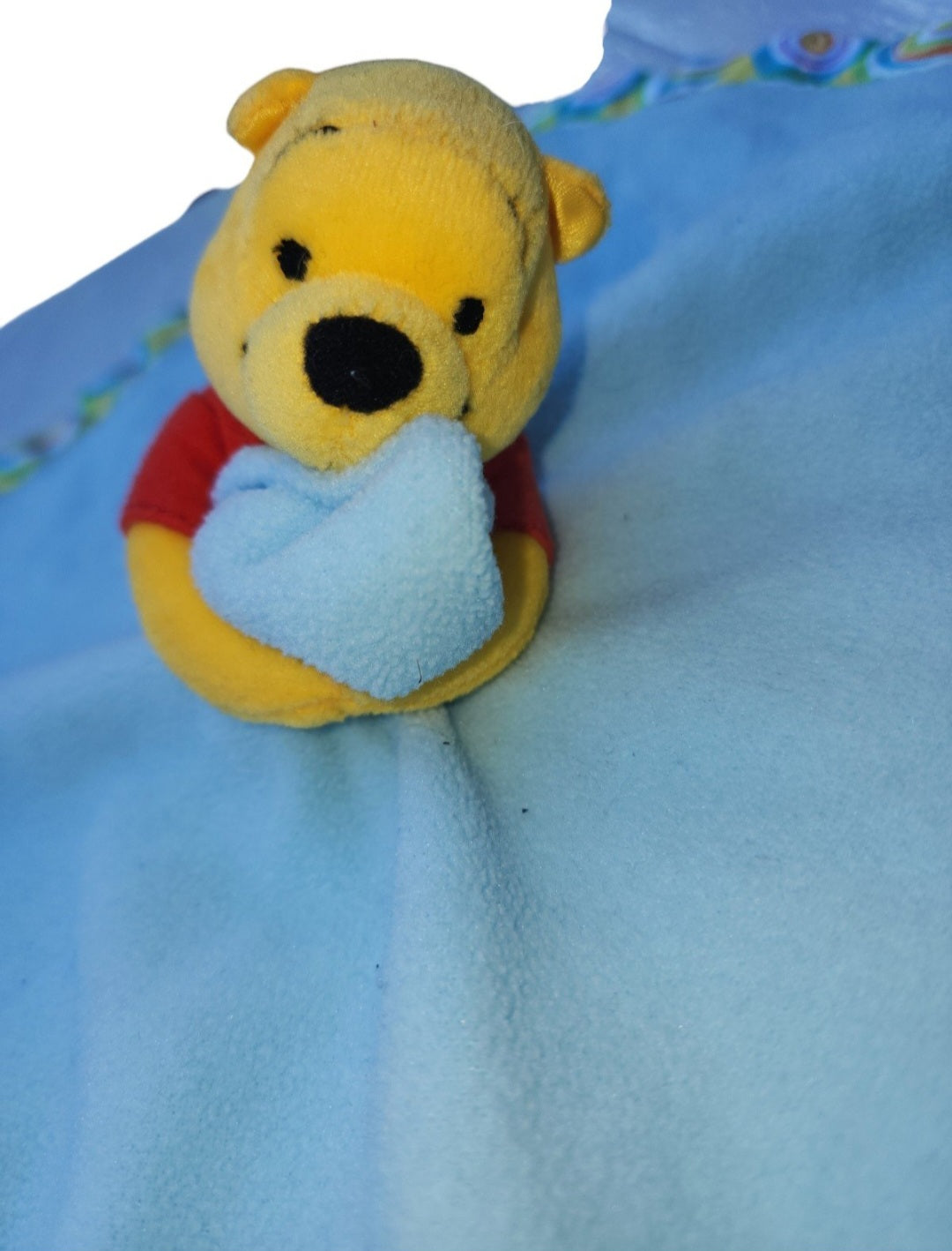 Disney baby Winnie The Pooh blue Security Baby Blanket