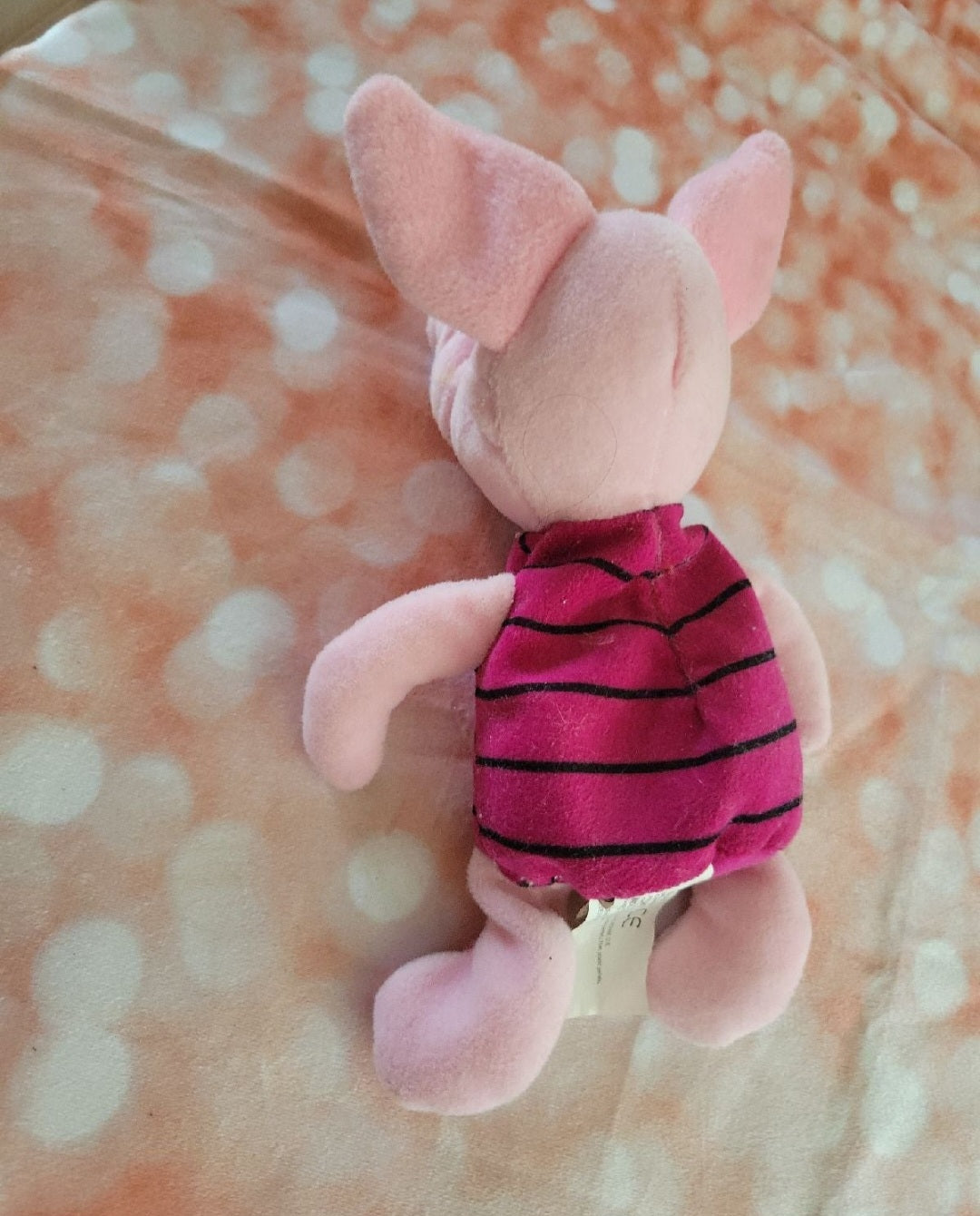 Disney Piglet Plush Bean Bag, 8" - Winnie the Pooh, Excellent Condition