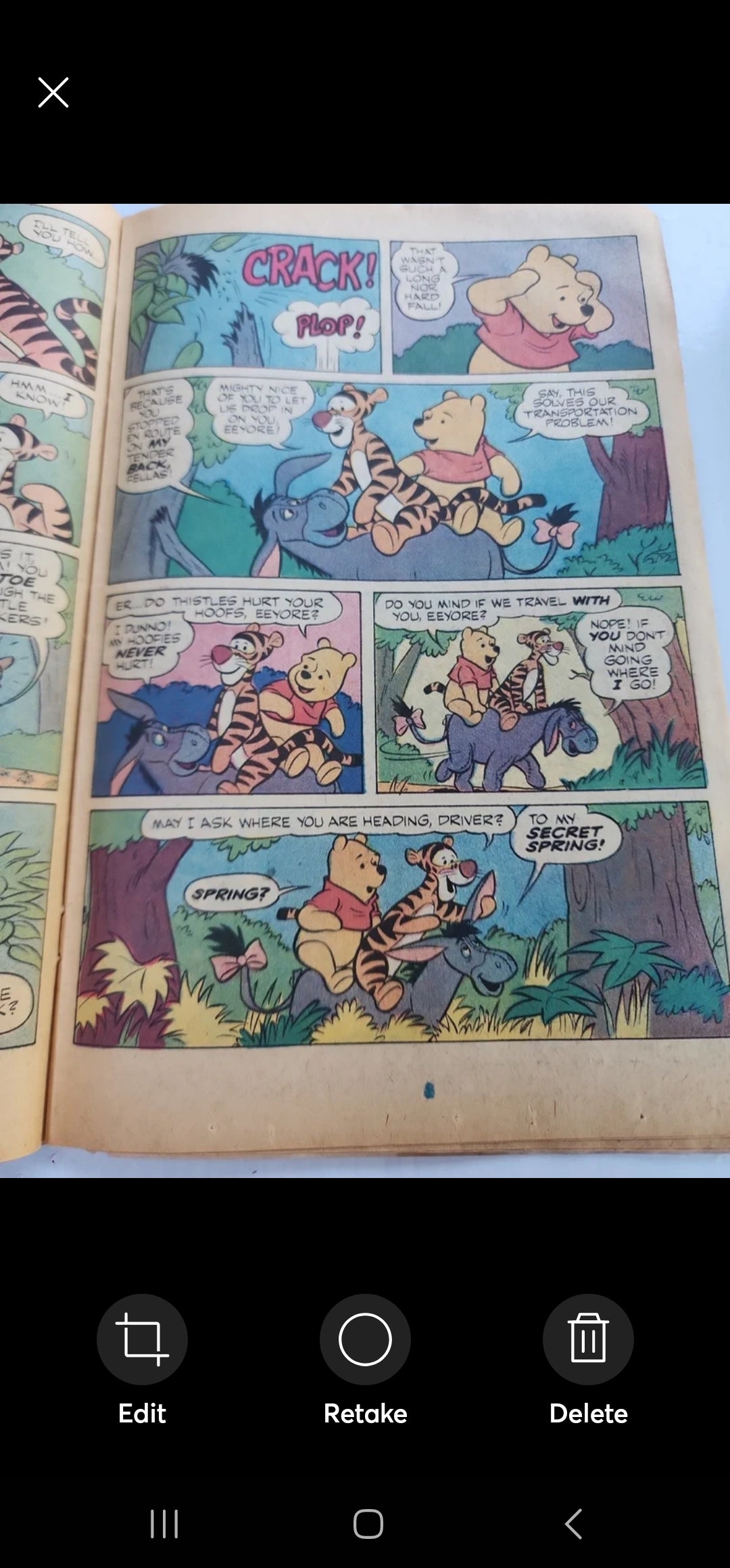 Winnie the Pooh issues #3 (1977) and #26 (1981) published by Whitman Comics