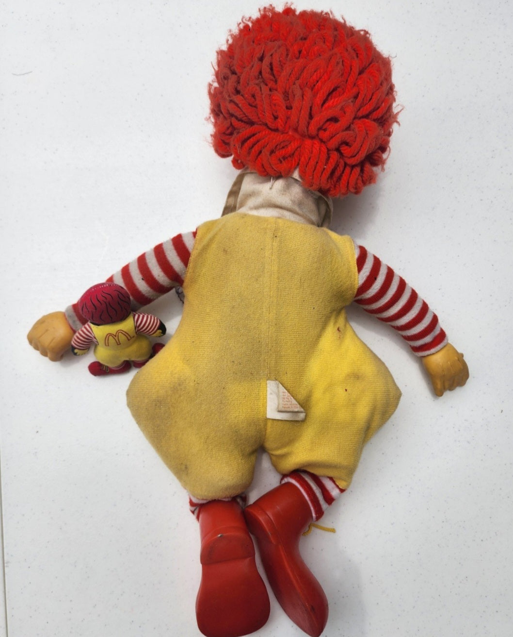 RONALD McDONALD Doll  21" - Hasbro - 1978 & 5" doll