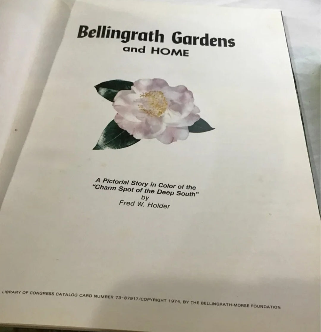 Bellingrath Gardens and Home book 1974 Charm of Deep South Alabama