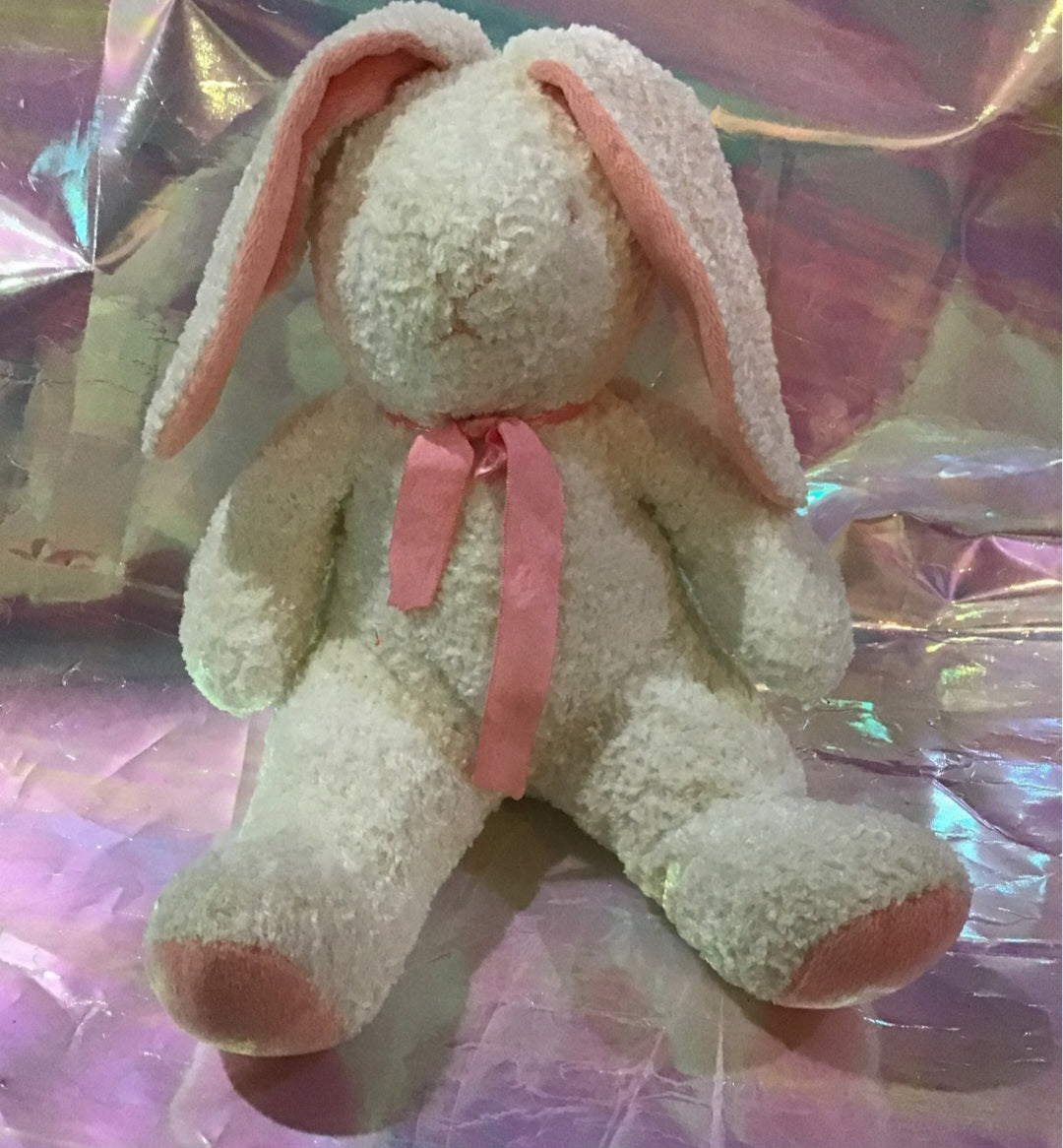 Baby's First Bunny Rabbit white & Pink