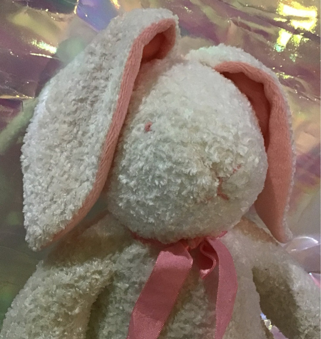 Baby's First Bunny Rabbit white & Pink