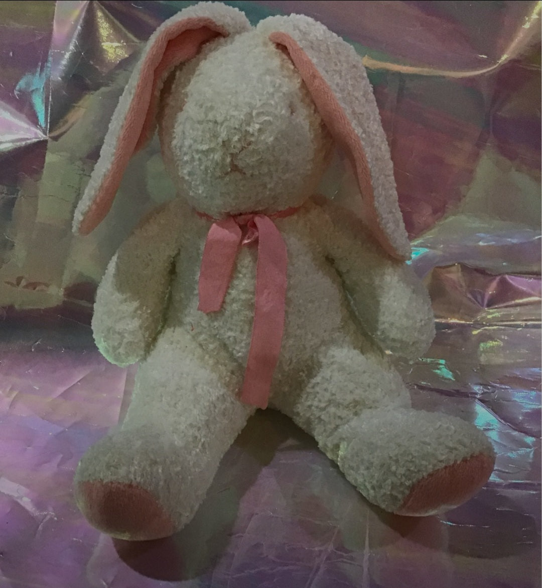 Baby's First Bunny Rabbit white & Pink