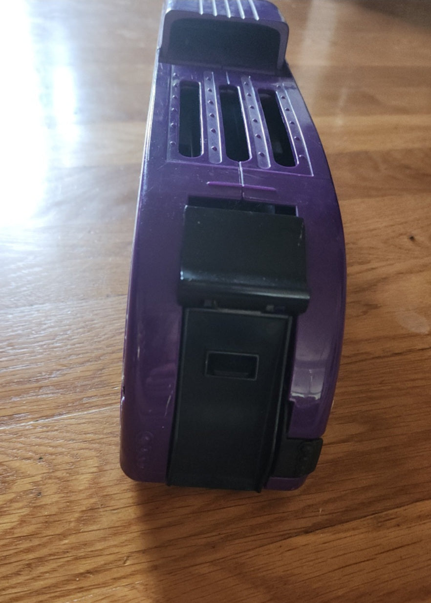 Hot Wheels 2002 Purple Big Rig Car Carrier Semi Truck Mattel Transporter 18"