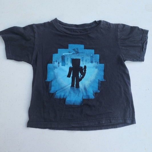 Minecraft boys youth small S black Mojang 6/7