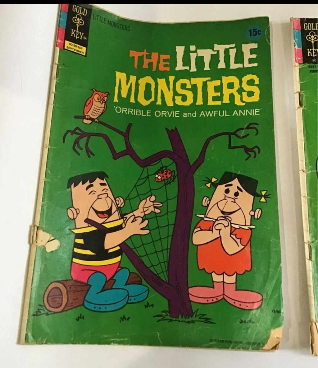 3 Gold Key Comics Baby Snoots, Little Monsters, Porky Pig & Bugs