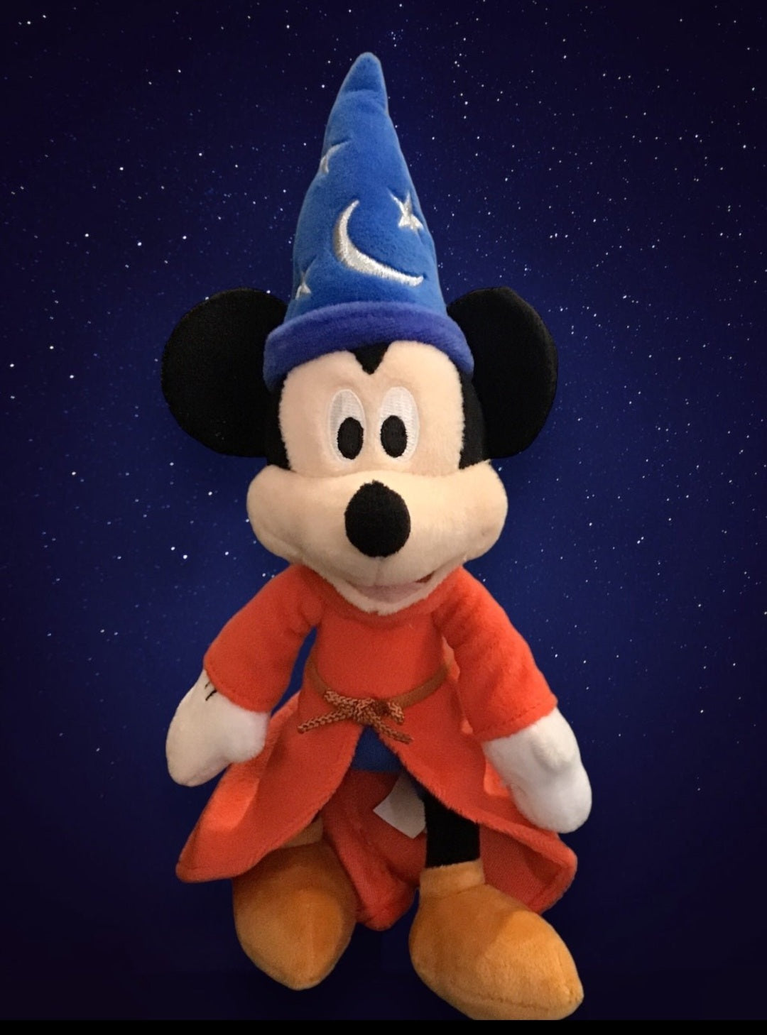 Mickey Mouse 11" Plush Sorcerers Apprentice Disney Fantasia Stuffed Animal