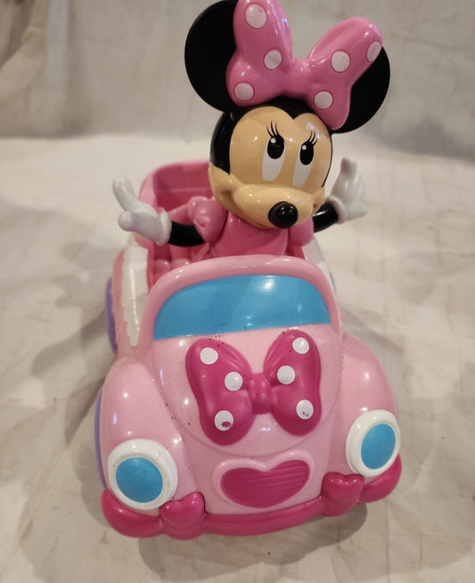 Disney Minnie Mouse Push Car With Electronic Sounds