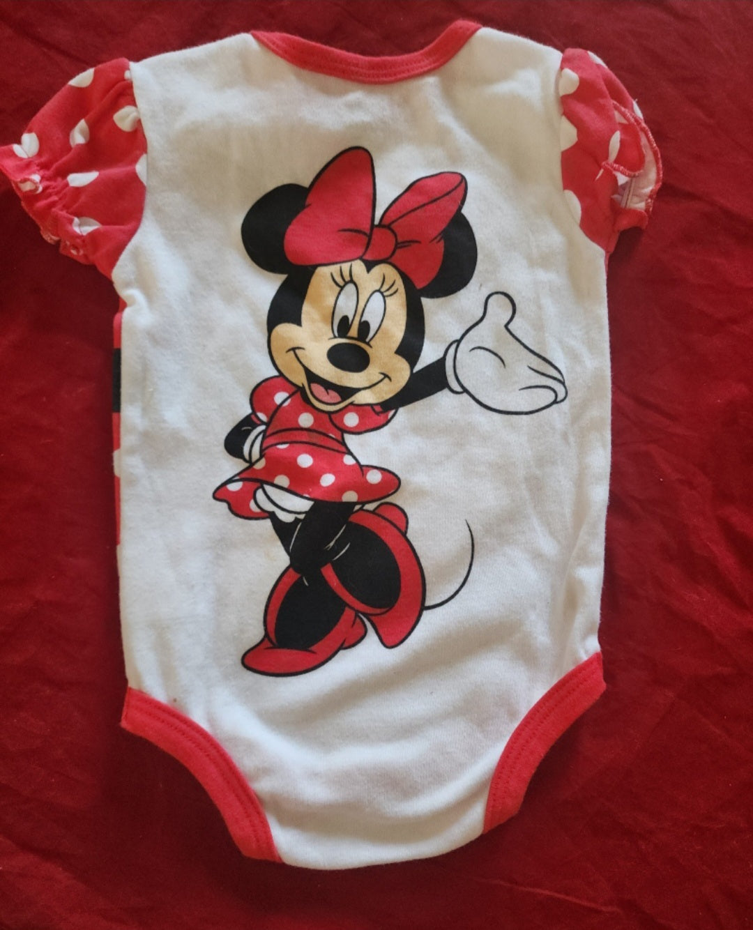 Minnie Mouse Onsie 12M by Disney Baby Romper