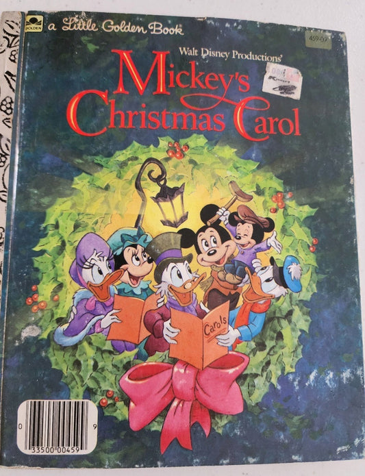 A Little Golden Book Walt Disney’s Mickey’s Christmas Carol 1983