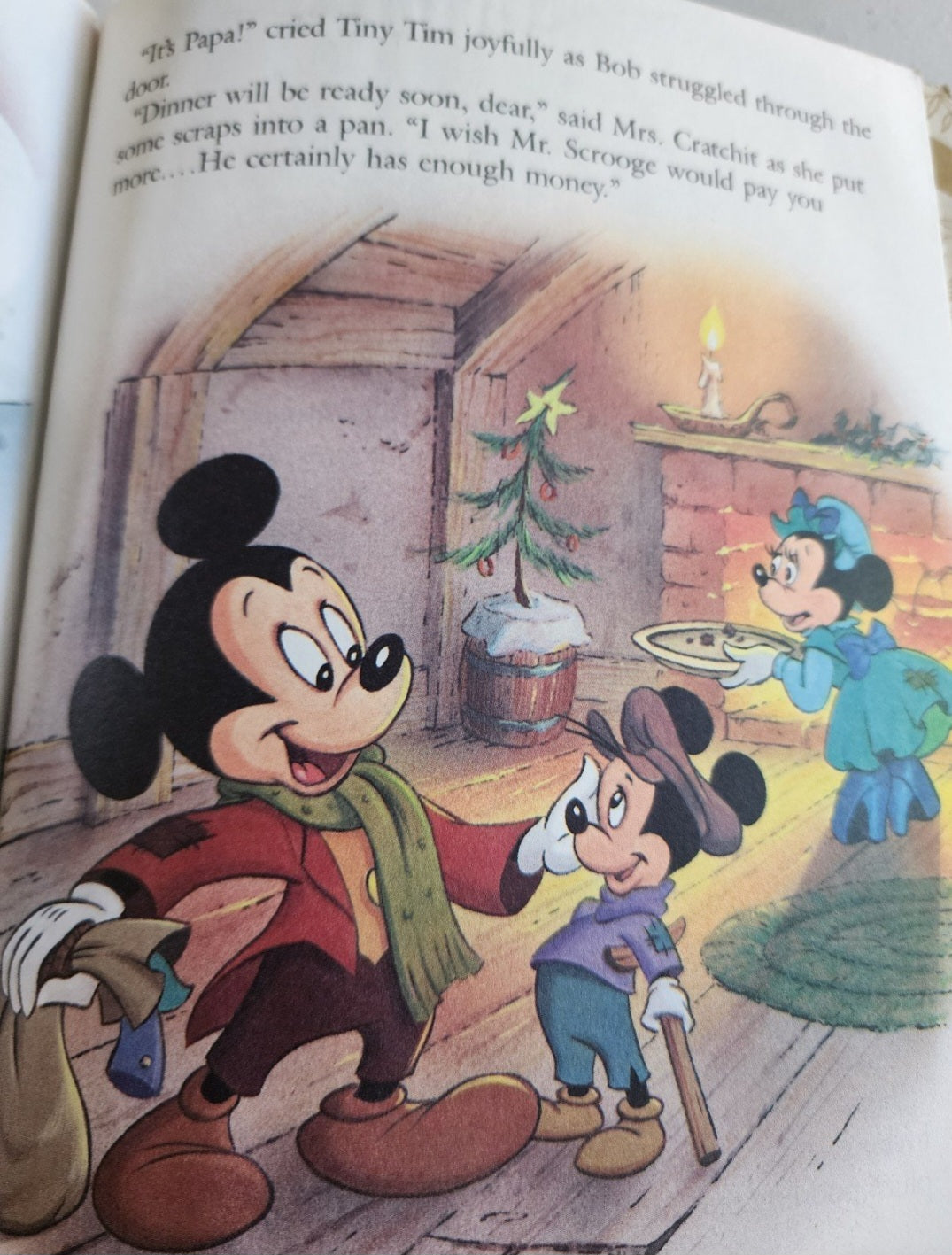 A Little Golden Book Walt Disney’s Mickey’s Christmas Carol 1983