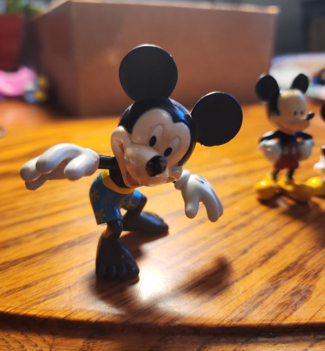 Disney Figures Vintage Lot Mickey Mouses