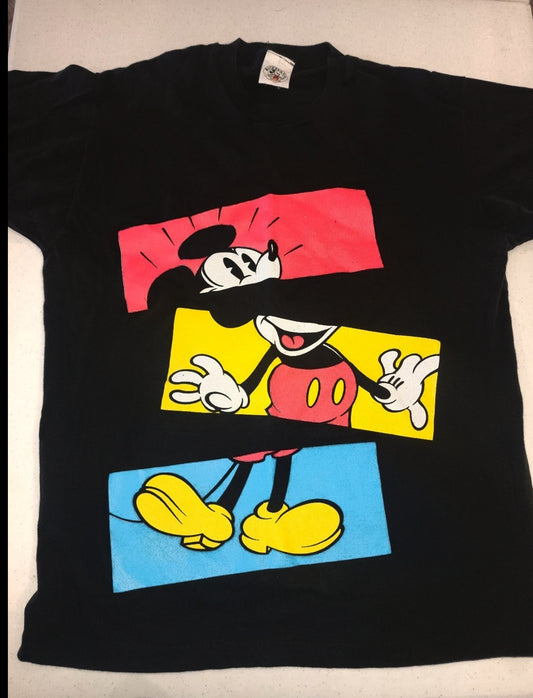 Vintage Mickey Mouse Pop Art T-Shirt OSFM