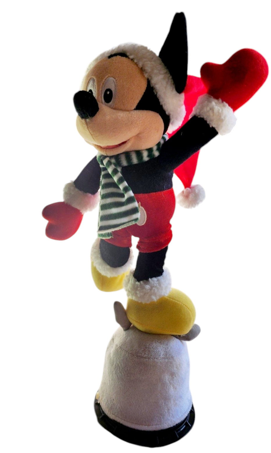 Vintage Mickey Mouse ice skater stands 16.5"