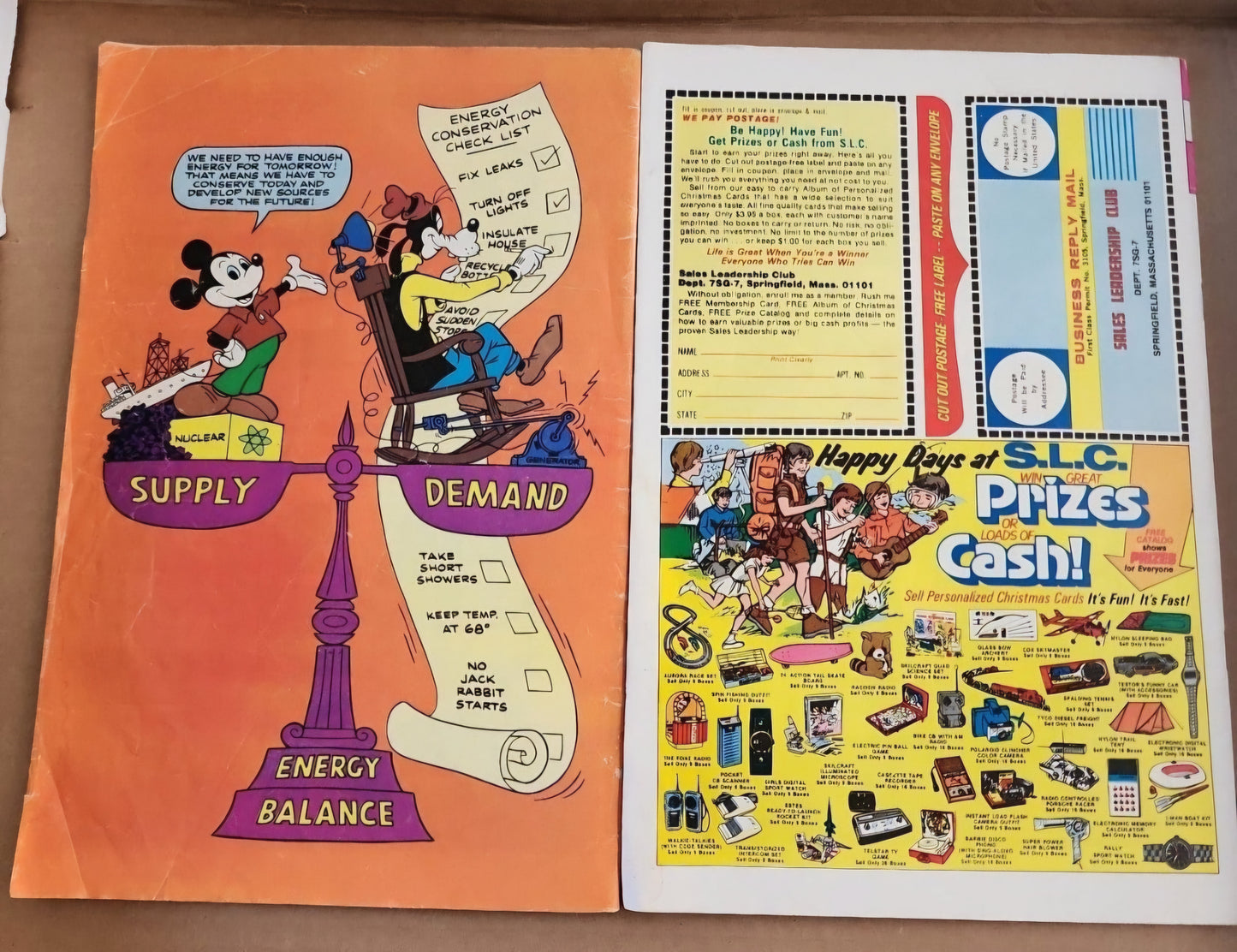 Vintage Mickey Mouse Comic Books (1977 & 1978) - Energy Conservation & More!