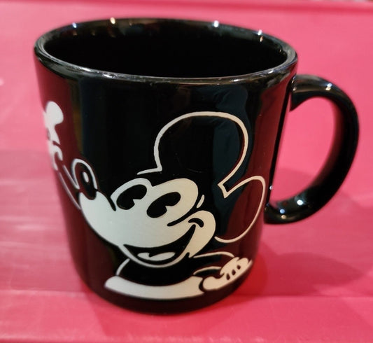 Disney Mickey Mouse Coffee Mug Sleek Black & White Design