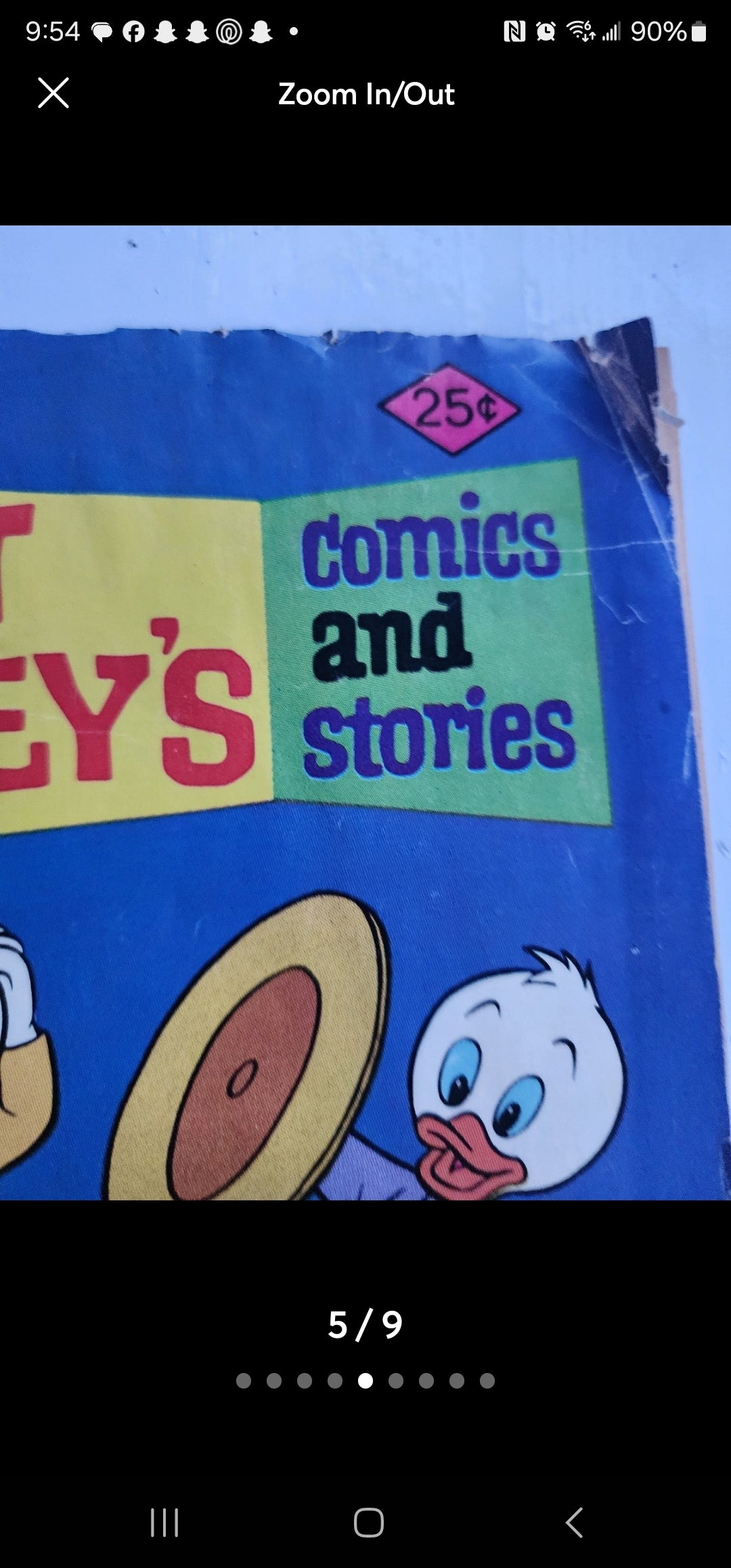 2 Gold Key Walt Disney Comics & Stories Featuring Donald Duck #3 1970  #9 1975