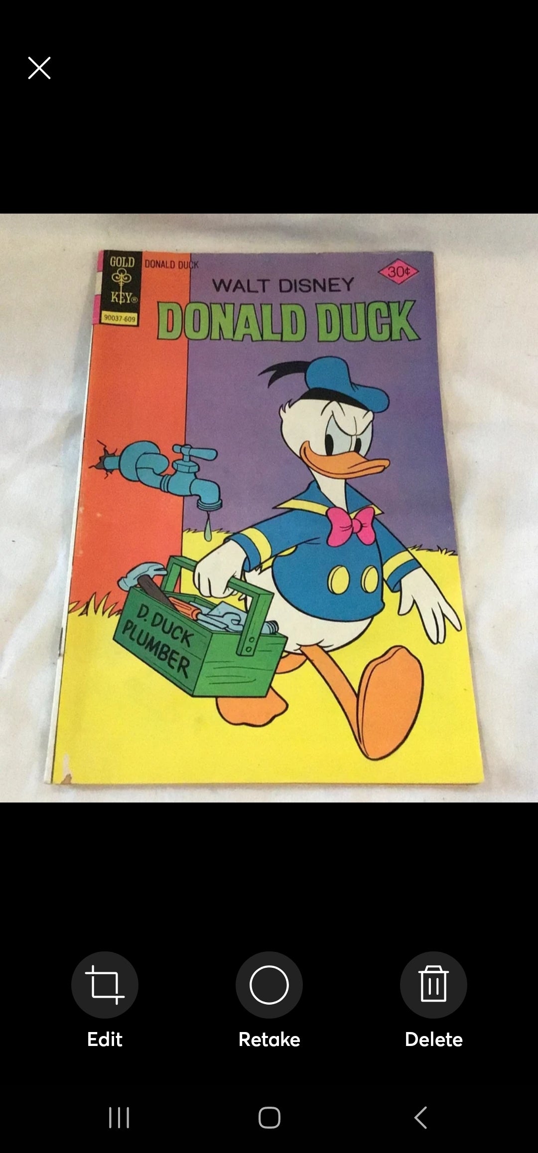 Gold Key Comic Walt Disney Donald Duck Plumber No. 175 copyright 1976