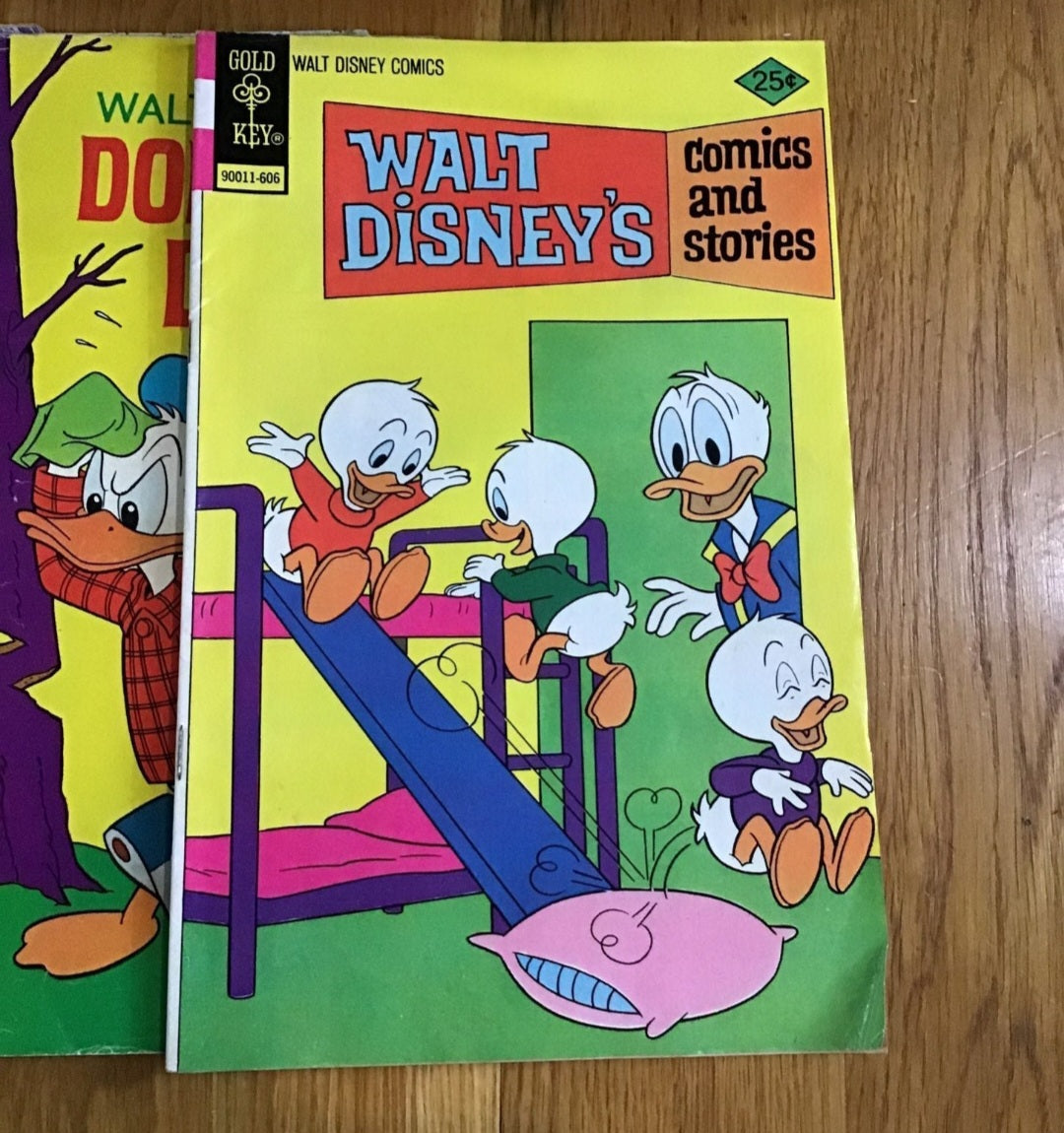 Walt Disney Donald Duck Gold Key Comics from 1970s set of 5