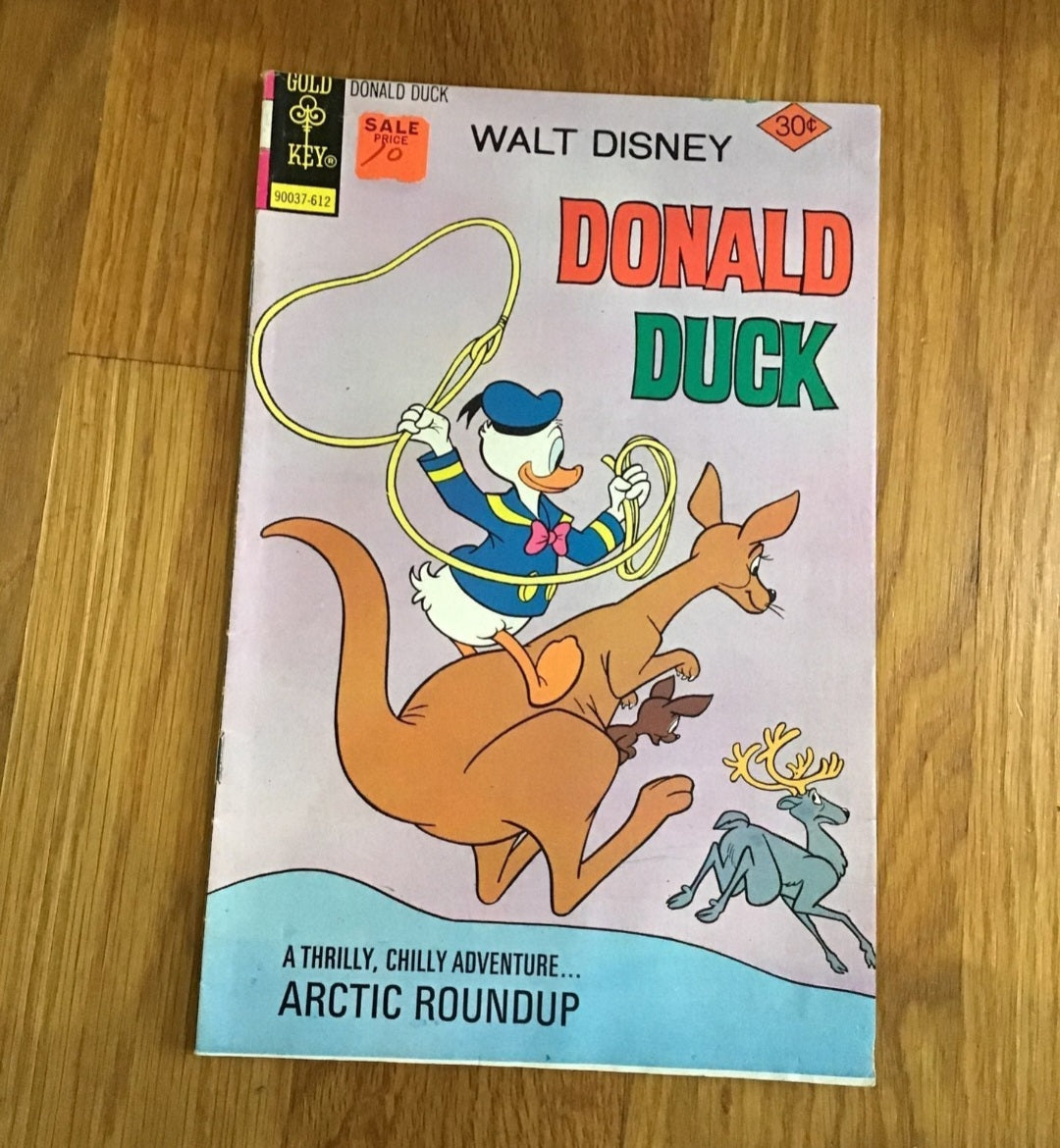 Walt Disney Donald Duck Gold Key Comics from 1970s set of 5