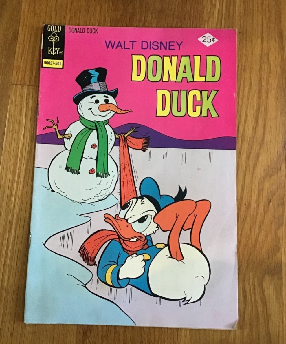 Walt Disney Donald Duck Gold Key Comics from 1970s set of 5