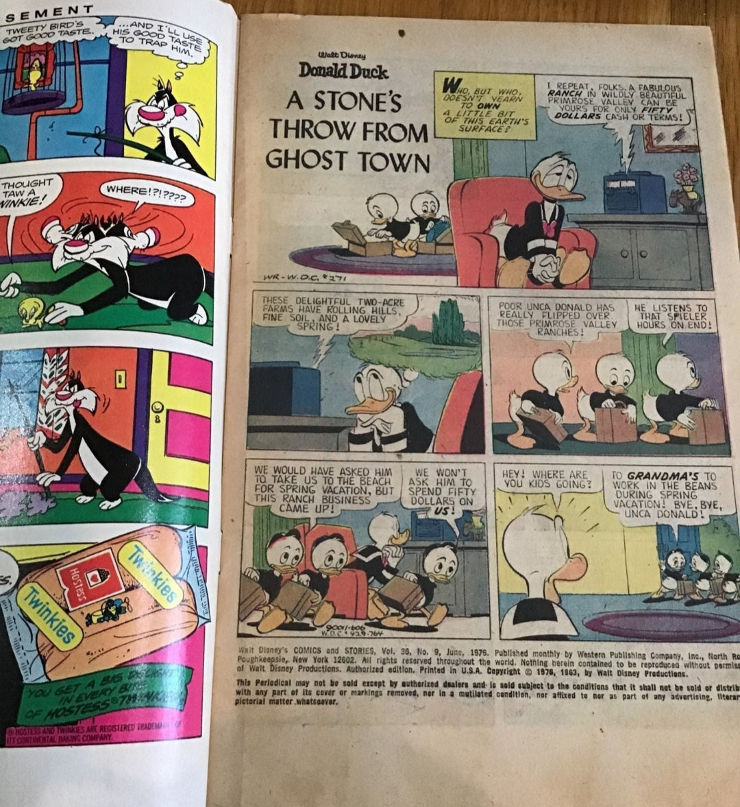 Walt Disney Donald Duck Gold Key Comics from 1970s set of 5