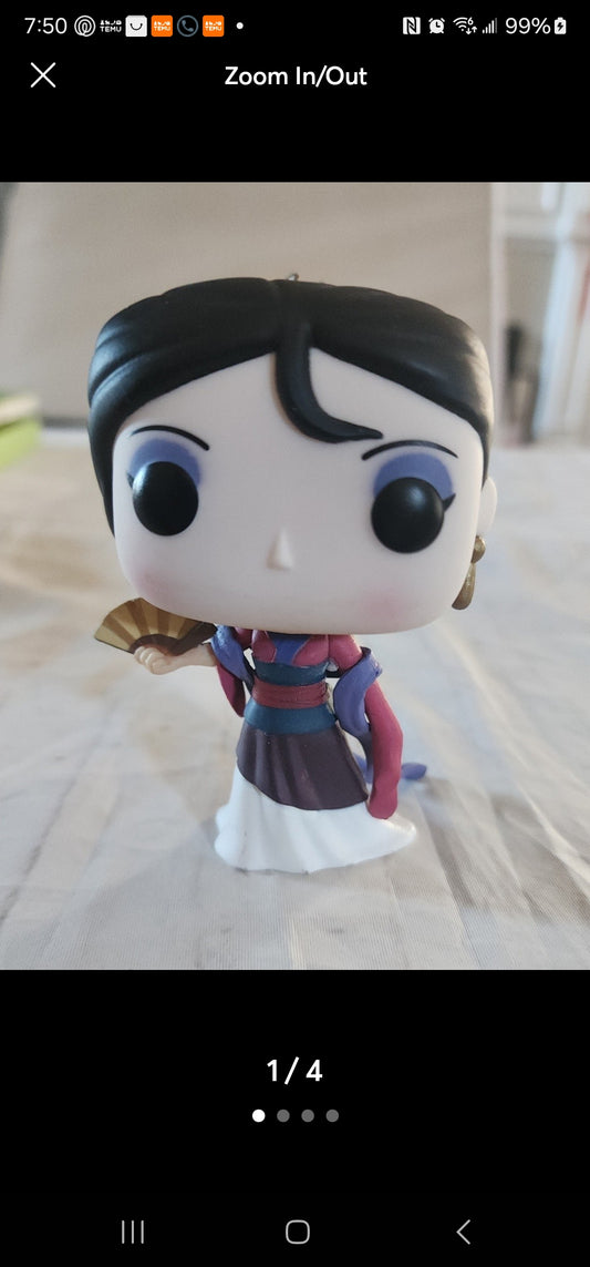 Funko Pop! Disney: Mulan Action Figure (Excellent Condition).