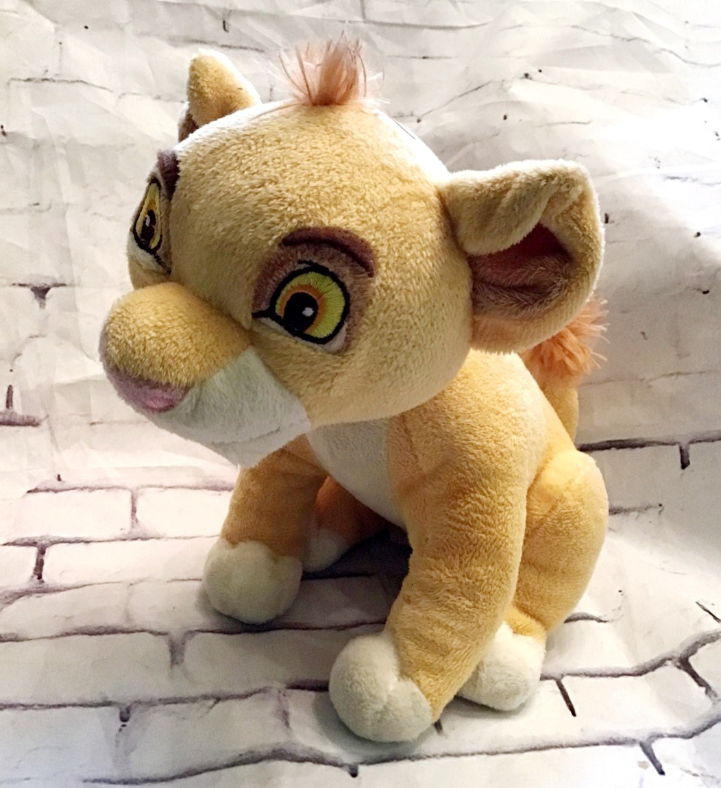 The Disney Baby Simba 8" Lion King plush is an adorable and popular toy