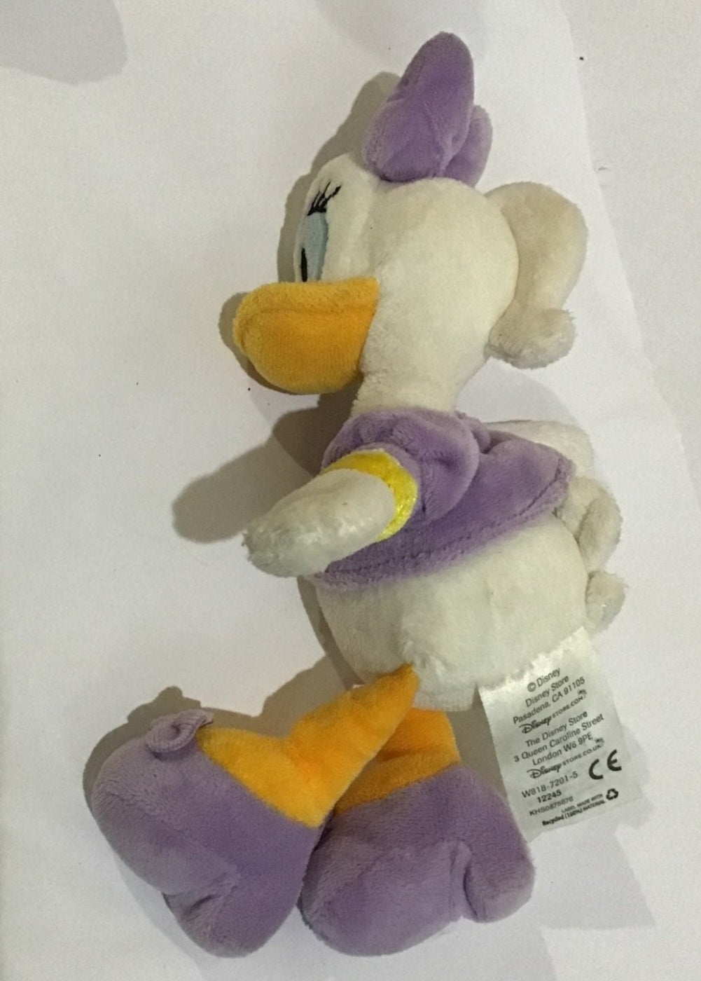 Plush Authentic Disney Store Daisy Duck 9"